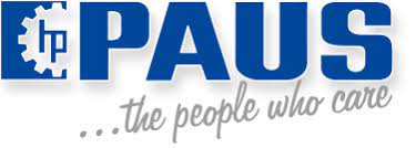 Logo Paus mit Schriftzug the people who care als Partner der Firma Riedel Baumaschinen in Bad Homburg
